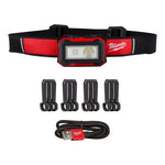 MILWAUKEE Milwaukee 2012R Rechargeable Headlamp and Task Light, Lithium-Ion Battery, LED Lamp, 450, Spot, Flood Beam TOOLS MILWAUKEE