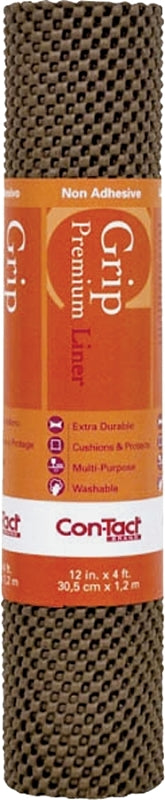 CON-TACT Con-Tact 04F-C6L1B-06 Shelf and Drawer Liner, 4 ft L, 12 in W, PVC, Chocolate HOUSEWARES CON-TACT