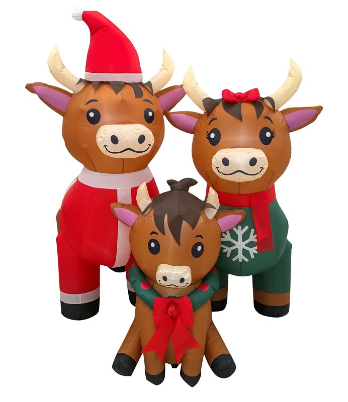 SANTAS FOREST Santas Forest 90156 Christmas Inflatable, 6 ft H