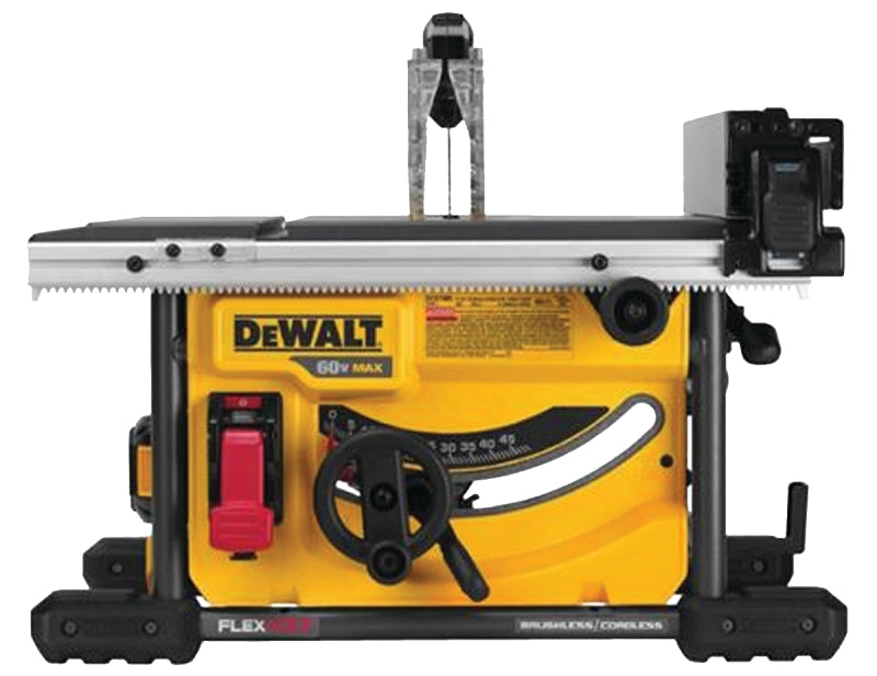 DEWALT DEWALT FLEXVOLT Series DCS7485T1 Table Saw, 60 VDC, 8-1/4 in Dia Blade, 5/8 in Arbor, 24 in Rip Capacity Right