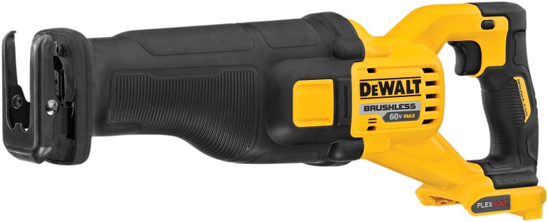 DEWALT DEWALT DCS389B Brushless Reciprocating Saw, Tool Only, 60 V, 1-1/8 in L Stroke, 0 to 3000 spm, Includes: Blade