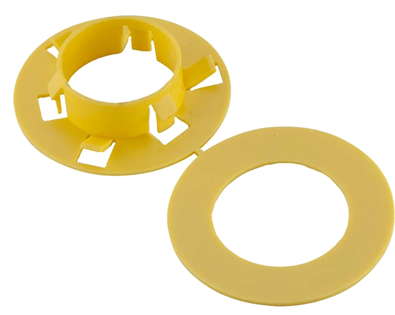 HALEX Halex 27259 Universal Stud Bushing, 1-1/4 to 2 in Snap-In, 2.27 in Dia, PVC, 25/BAG