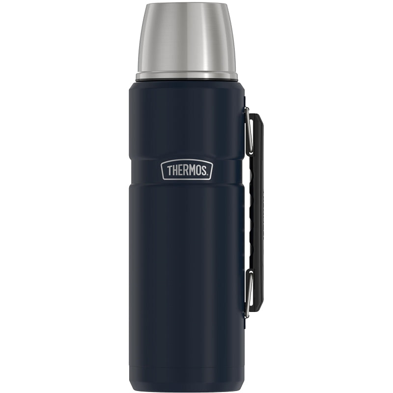 THERMOS Thermos Stainless King SK2010MDB4 Beverage Bottle, 40 oz Capacity, Stainless Steel, Midnight Blue HOUSEWARES THERMOS