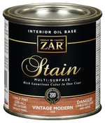 ZAR ZAR 12906 Wood Stain, Amber, Liquid, 0.5 pt, Can