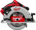 MILWAUKEE Milwaukee M18 2631-20 Circular Saw, Tool Only, 18 V, 5 Ah, 7-1/4 in Dia Blade, 50 deg Bevel, 1-7/8, 2-1/2 in D Cutting