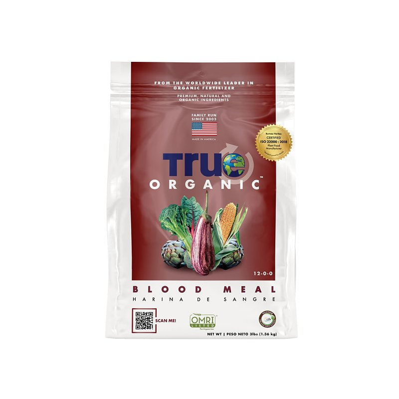 TRUE ORGANIC PRODUCTS I True ORGANIC R0008 Fertilizer, 3 lb Bag, 12-0-0 N-P-K Ratio