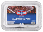 KINGSFORD Kingsford BBP0489TB Barbecue Pan, 15-3/4 in L, 11-1/4 in W, Aluminum HOUSEWARES KINGSFORD