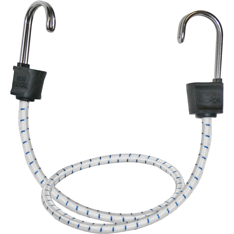 KEEPER Keeper Twin Anchor 06272 Bungee Cord, 18 in L, Rubber, Hook End AUTOMOTIVE KEEPER