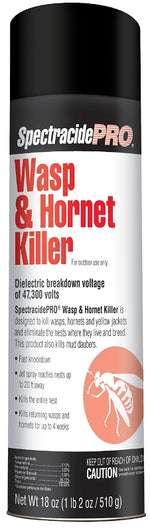 SPECTRACIDE Spectracide HG-30110 Wasp and Hornet Killer, Liquid, Spray Application, Outdoor, 18 oz Aerosol Can LAWN & GARDEN SPECTRACIDE