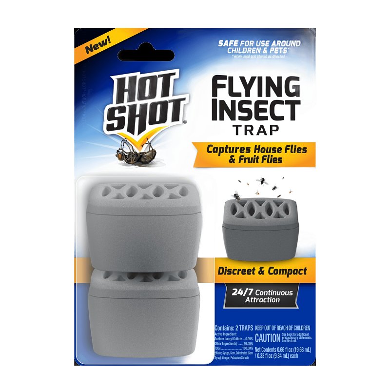 HOT SHOT Hot Shot HG-97410 Flying Insect Trap, Liquid, Home
