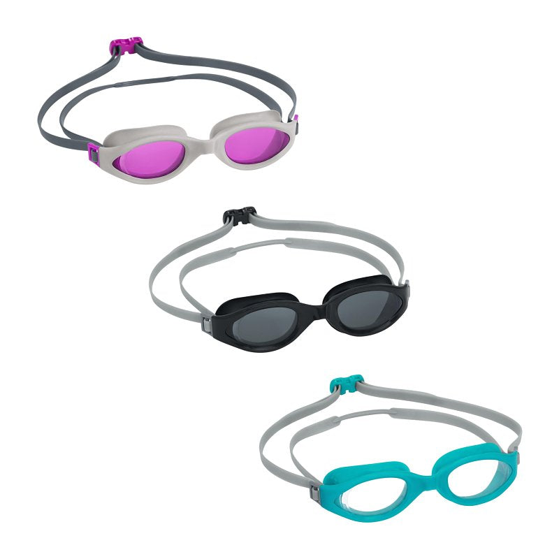 BESTWAY (HONG KONG)INTE Bestway Accelera Series 21095 Swimming Goggles Set, Clear Lens, Silicone Frame, Adjustable Strap APPLIANCES & ELECTRONICS BESTWAY (HONG KONG)INTE