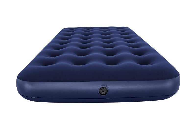 BESTWAY (HONG KONG)INTE Bestway 67001E Flocked Airbed, 74 in L, 39 in W, Twin, Sturdy Coil Beam
