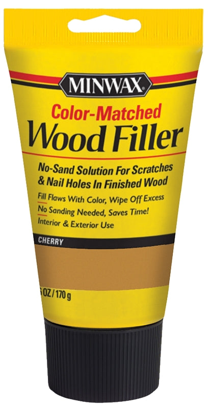 MINWAX Minwax 448500000 Wood Filler, Solid, Cherry, 6 oz