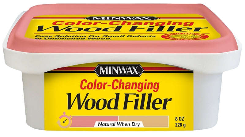 MINWAX Minwax 448700000 Wood Filler, Liquid, Natural, 8 oz PAINT MINWAX