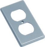 CARLON Carlon HB1DP Handy Box Cover, 4-5/16 in L, 2-3/8 in W, Rectangular, 1-Gang, Polycarbonate, Gray ELECTRICAL CARLON