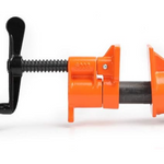 PONY Pony 50 Pipe Clamp Fixture, Clamping Range: 3/4 in, Crank Handle, Steel, Black/Orange TOOLS PONY   