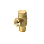 ECO-FLO Water Source RV50NL-RM Pressure Relief Valve, 1/2 in, Male x Female, Brass Body