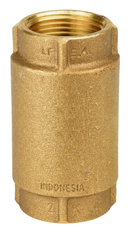 ECO-FLO Water Source CV-100NL Check Valve, 1 in, NPT, 200 psi Pressure, Brass Body PLUMBING, HEATING & VENTILATION ECO-FLO