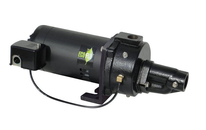 ECO-FLO Eco-Flo EFCWJ7 Deep Well Jet Pump, 115/230 V, 3/4 hp, 1-1/4 in Suction, 1 in Discharge Connection, 7 gpm, Iron