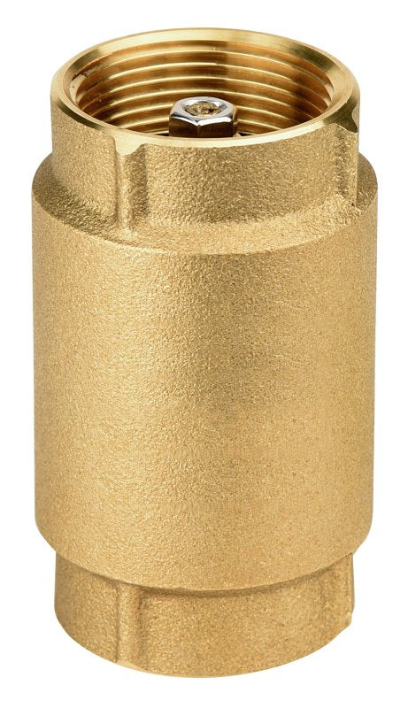 ECO-FLO Water Source CV-125NL Check Valve, 1-1/4 in, 200 psi Pressure, Brass Body