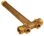 ECO-FLO Water Source TC13NL Tank Tee, 1-1/4 in, Threaded, Brass PLUMBING, HEATING & VENTILATION ECO-FLO