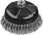 DEWALT DEWALT DW4916 Wire Cup Brush, 3 in Dia, 5/8-11 Arbor/Shank, 0.02 in Dia Bristle, 1-1/8 in L Bristle Trim TOOLS DEWALT