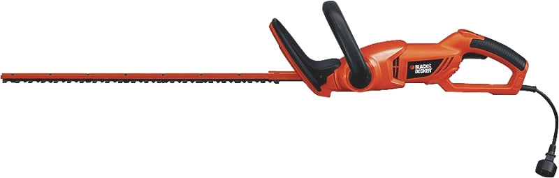 BLACK & DECKER LAWN Black+Decker HH2455 Electric Hedge Trimmer, 3.3 A, 120 V, 3/4 in Cutting Capacity, 24 in L x 2-3/4 in W Blade