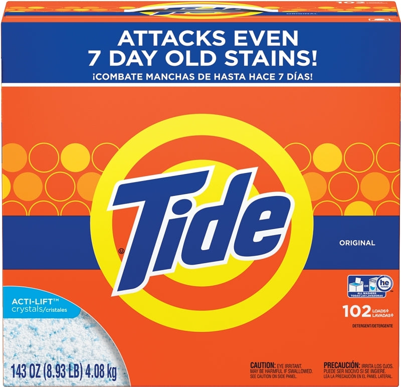 TIDE Tide 85006 Laundry Detergent, 8 lb Box, Powder, Original CLEANING & JANITORIAL SUPPLIES TIDE   