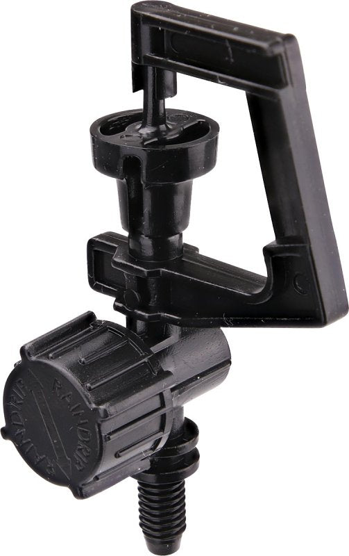 RAINDRIP Raindrip A184010B Rotary Sprinkler, #10-32 Connection, NFT, 15 sq-ft, Full, Plastic