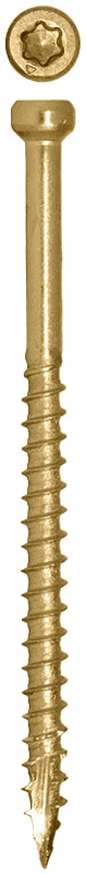 GRK FASTENERS GRK Fasteners FIN/Trim 119734 Finishing Screw, #8 Thread, 3-1/8 in L, Trim Head, Star Drive, Zip-Tip Point, Steel