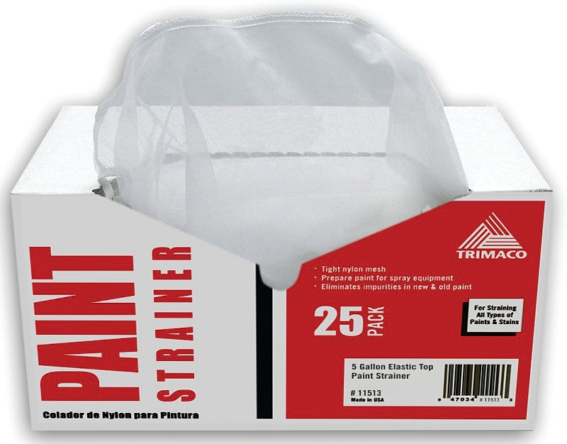 TRIMACO Trimaco 11513 Paint Strainer Box, White