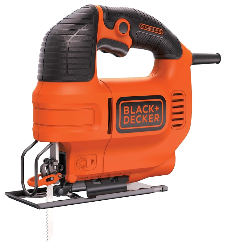 BLACK & DECKER Black+Decker BDEJS300C Jig Saw, 4.5 A, 3/4 in Cutting Capacity, 3/4 in L Stroke, 3000 spm