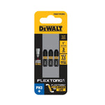 DEWALT DEWALT FlexTorq DWAF1PH3IR3 Impact Screwdriver Bit, #3 Drive, Phillips Drive, 1/4 in Shank, Hex Shank, 1 in L, Steel