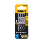 DEWALT DEWALT FlexTorq DWAF2PH2IR3 Impact Screwdriver Bit, #2 Drive, Phillips Drive, 1/4 in Shank, Hex Shank, 2-1/4 in L, Steel