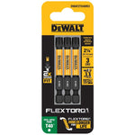 DEWALT DEWALT FlexTorq DWAF2TX40IR3 Impact Screwdriver Bit, T40 Drive, Torx Drive, 1/4 in Shank, Hex Shank, 2-1/4 in L, Steel