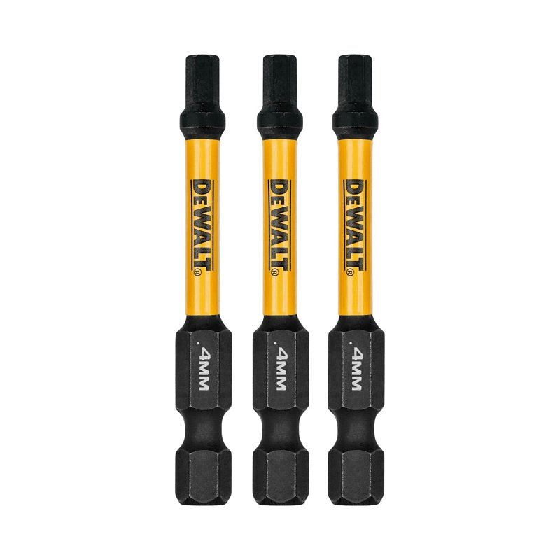 DEWALT DEWALT Elite Series DWAF2HX4IR3 Insert Bit, 4 mm Drive, Hex Drive, 1/4 in Shank, Hex Shank, 2-1/4 in L, Steel