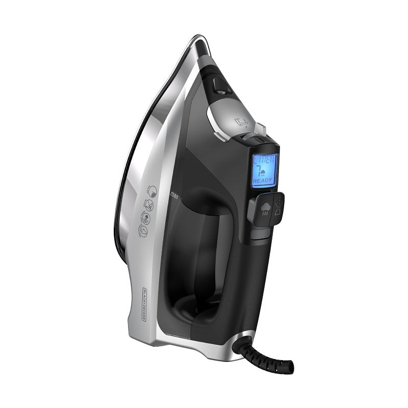 APPLICA CONSUMER PRODUCTS Black+Decker Allure D3060 Digital Professional Steam Iron, 1600 W, Black, Stainless Steel