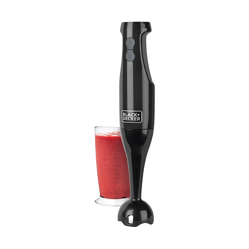 APPLICA CONSUMER PRODUCTS Black+Decker HB2401B Immersion Blender, 200 W, 2-Speed, Black