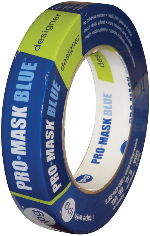 INTERTAPE POLYMER IPG PMD24 Specialty Masking Tape, 60 yd L, 0.94 in W, 5.8 mil Thick, Crepe Paper/Synthetic Rubber Backing, Dark Blue PAINT INTERTAPE POLYMER