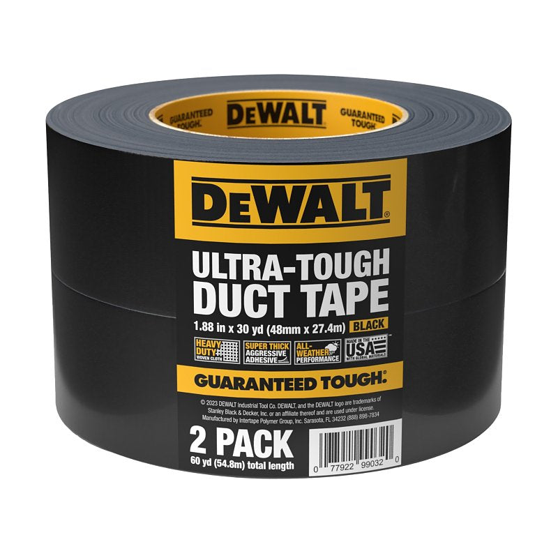 INTERTAPE POLYMER DEWALT DWD60 Duct Tape, 30 yd L, 1.88 in W