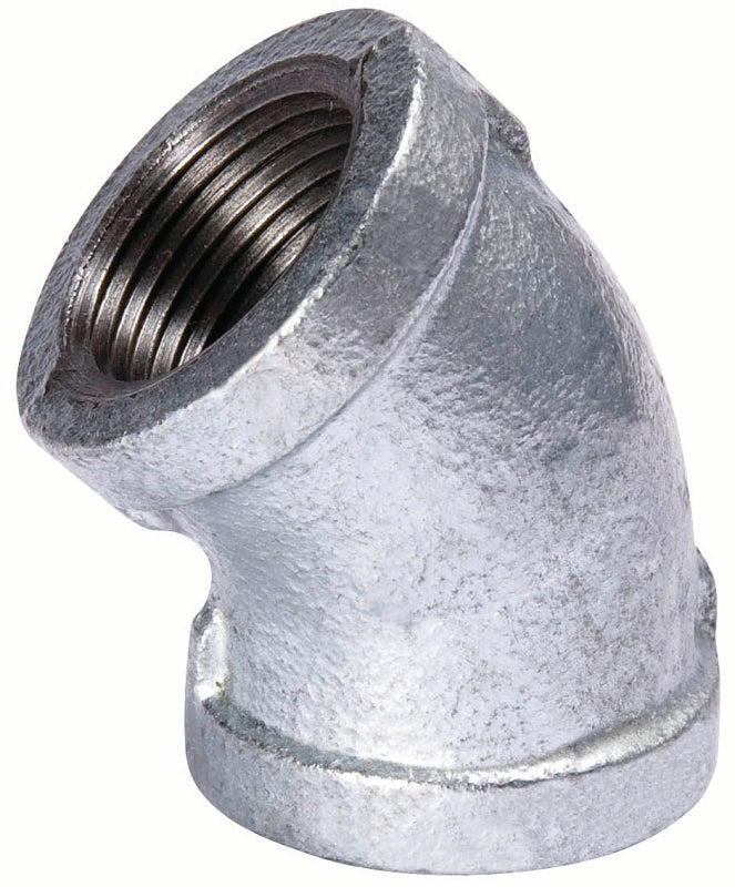 B & K INDUSTRIES B & K 510-211BC Pipe Elbow, 4 in, Threaded, 45 deg Angle