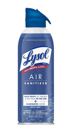 LYSOL Reckitt Benckiser 1920099351 Air Sanitizer, Clear, 10 oz, Aerosol Can