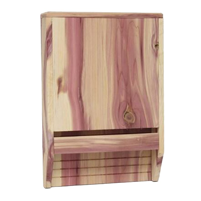 HEATH Heath BAT-1 Bat House, 2-1/2 ft W, 11-1/2 ft D, 16-1/4 ft H, Cedar Wood