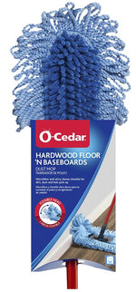 O-CEDAR O-Cedar 139431 Dust Mop, 20 in W Head, Microfiber Head, Metal Handle, Blue