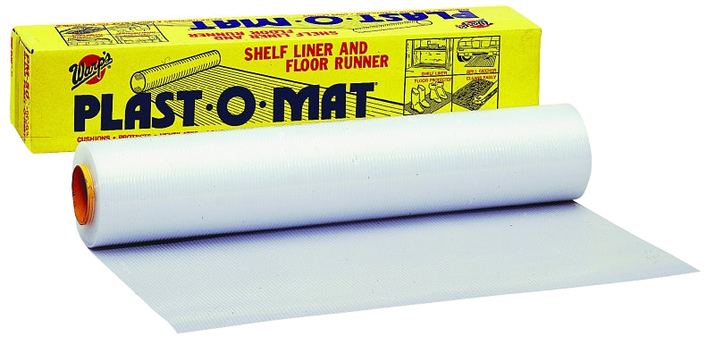 WARP'S Warp's PM-50 Floor Runner, 50 ft L, 30 in W, Plastic, Clear