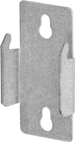 KENNEY Kenney KN852 Double Curtain Rod Bracket, Zinc, Silver, Nail Mounting