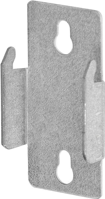KENNEY Kenney KN852 Double Curtain Rod Bracket, Zinc, Silver, Nail Mounting
