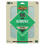 GATOR Gator 7262 Premium Sandpaper, 9 in W, 11 in L, 100 Grit, Coarse, Latex Backing PAINT GATOR