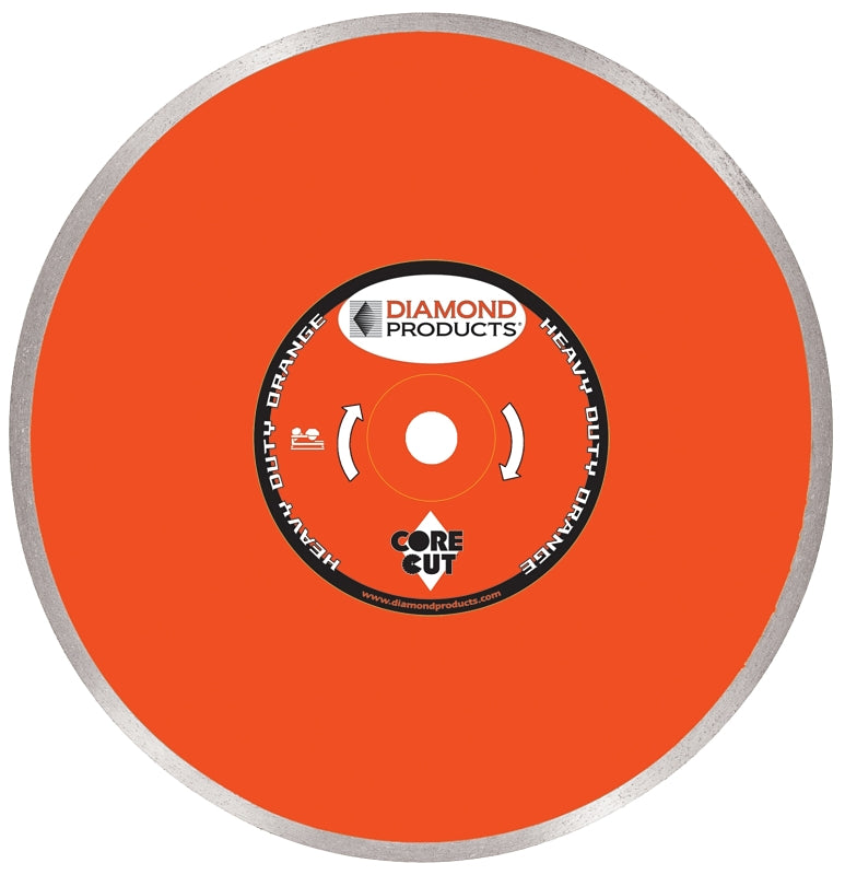 DIAMOND PRODUCTS Diamond Products 57855 Heavy-Duty Blade, 7 in Dia, 5/8 in Arbor, Diamond Cutting Edge, Continuous Rim TOOLS DIAMOND PRODUCTS
