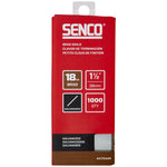 SENCO Senco AX17EAAR Brad Nail Strip, 1-1/2 in L, 18 ga, Galvanized/Plain, Medium Head